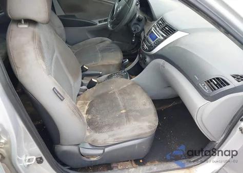 2014 Hyundai Accent Gls из США, поврежденный, VIN KMHCU4AE0EU595401